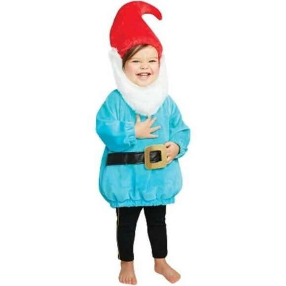 Gnome‎ Halloween Costume 0 - 6 Months Santa Helper NWT Baby infant Unisex - Picture 2 of 9